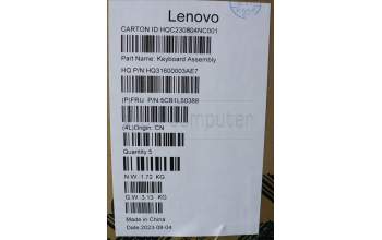 Lenovo 5CB1L50388 COVER Upper Case ASM_SWS H 83BS FP ARGY
