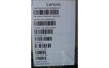 Lenovo 5CB1L50430 COVER Upper Case ASM_BEL H 83BS NFP ARGY