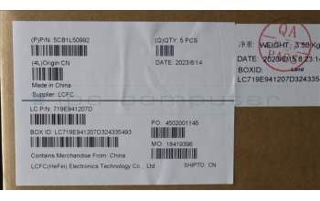 Lenovo 5CB1L50992 COVER Upper Case ASM_GRE L82X8 FP BL AG