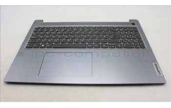 Lenovo 5CB1L52285 C-Abdeckung mit Tastatur, Englisch (GB), arktisgrau, Ohne_Hintergrundbeleuchtung, Fingerabdruckleser