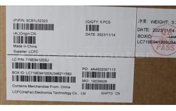 Lenovo 5CB1L52323 COVER Upper Case ASM_BEL L82X8 FP NBL AG