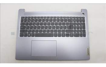 Lenovo 5CB1L52323 C-Abdeckung mit Tastatur, Belgisch, arktisgrau, Ohne Hintergrundbeleuchtung, Fingerabdruck, GB