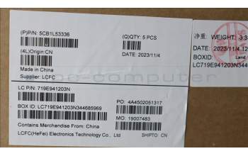 Lenovo 5CB1L53336 COVER Upper Case ASM_SWS L82X8 NFP NBLAB