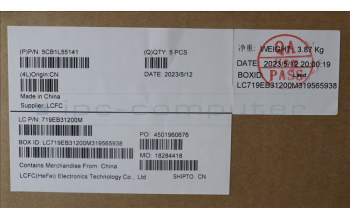 Lenovo 5CB1L55141 COVER Upper Case ASM_USA ENG_STGY L83BY