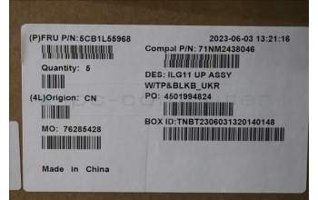 Lenovo 5CB1L55968 COVER Upper Case ASM_UKR C 82XW BL