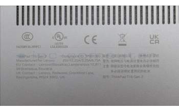 Lenovo 5CB1L57521 COVER FRU ROCT_D_COVER_UMA_SUB_ASSY_GRAY