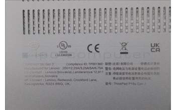 Lenovo 5CB1L57535 COVER FRU ROCP_D_COVER_UMA_SUB_ASSY_BK