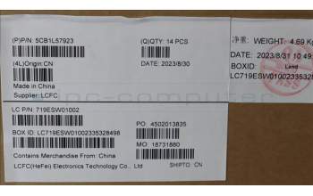Lenovo 5CB1L57923 COVER FRU KT4D2_C_COVER_WL_SUB_ASSY_GY