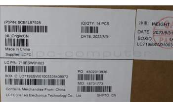 Lenovo 5CB1L57925 COVER FRU KT4D2_C_COVER_WW_SUB_ASSY_BK