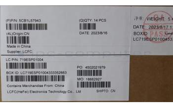 Lenovo 5CB1L57943 COVER FRU KP6D5_D_COVER_UMA_WL_ASSY_BK