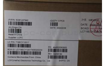 Lenovo 5CB1L67942 C-Abdeckung mit Tastatur, Spanisch