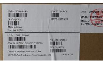 Lenovo 5CB1L68964 COVER Cover L 83AA D MG