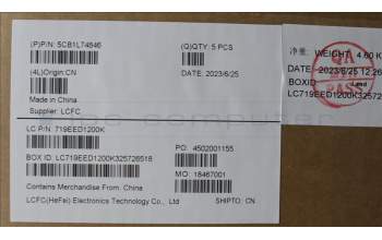 Lenovo 5CB1L74846 COVER Upper Case ASM_ITA L83A2 FP I/G