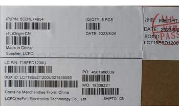 Lenovo 5CB1L74854 COVER Upper Case ASM_SLV L83A2 FP I/G