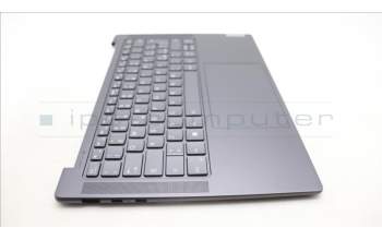 Lenovo 5CB1L80298 C-Cover with keyboard, Italian, Storm Grey, UK