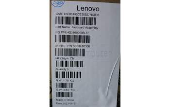 Lenovo 5CB1L80306 COVER Upper Case ASM_NORDICH82Y8STGY PS