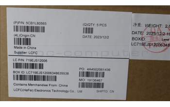 Lenovo 5CB1L80565 COVER Upper Case ASM_FRA L83AA TT