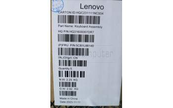 Lenovo 5CB1L88149 COVER Upper Case ASM_BEL_H 83E0_FP_MIGY
