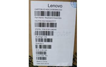 Lenovo 5CB1L88245 COVER Upper Case ASM_LA SPA_H83E0NFPMIGY