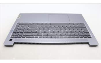 Lenovo 5CB1L88267 C-Cover with keyboard, US English Euro, Arctic Grey, Backlight, Fingerprint, US