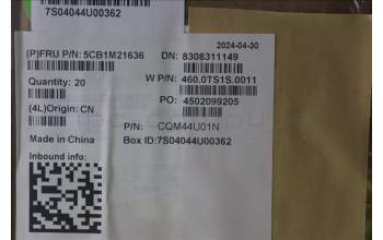 Lenovo 5CB1M21636 COVER FRU C COVER,ASM,INTEL,WLAN,BLANC