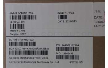 Lenovo 5CB1M21674 COVER FRU COVER LT4E2_C_COVER_WLAN_GREY