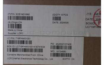 Lenovo 5CB1M21680 COVER FRU COVER LP6C0_B_COVER_FHD_ASSY