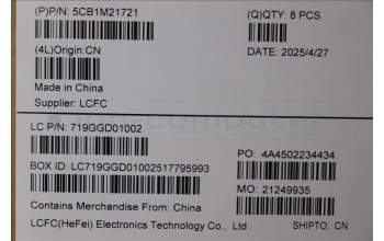 Lenovo 5CB1M21721 COVER MXCG0_D_COVER_WWAN_AL_ASSY