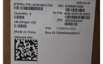 Lenovo 5CB1M21725 COVER C COVER ASM,N350,NWFC,BK,500W Gen5