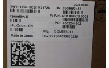 Lenovo 5CB1M21726 COVER C COVER ASM,N350,WFC,BK,500W Gen5