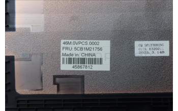 Lenovo 5CB1M21756 COVER FRU DCOVER ASM GREY N350 500W Gen5