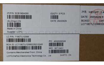 Lenovo 5CB1M24350 COVER Upper Case ASM_HBW L 83ERAG NBL