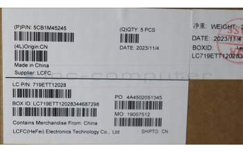 Lenovo 5CB1M45245 COVER Upper Case ASM_HUN L 83ESNFPAGBL