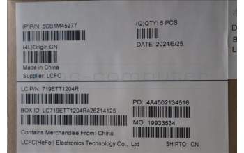 Lenovo 5CB1M45277 COVER Upper Case ASM_HUN L 83ESFPBLAB