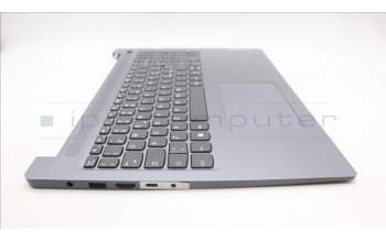 Lenovo 5CB1M46049 C-Cover with keyboard, Italian, Arctic Grey, Non-Backlight, Fingerprint, UK