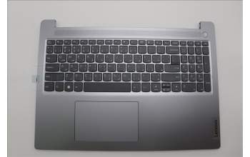 Lenovo 5CB1M46092 C-Cover with keyboard, Arabic, Arctic Grey, Non-Backlight, Non-Fingerprint, US