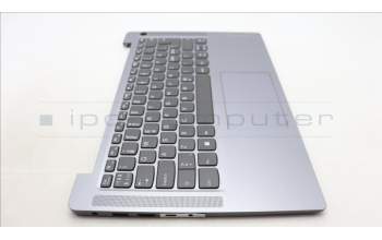 Lenovo 5CB1M46382 C-Cover with keyboard, Nordic, Arctic Grey, Fingerprint, UK