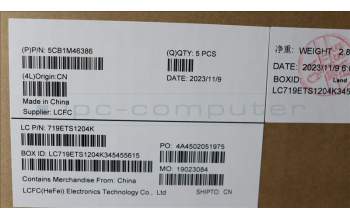 Lenovo 5CB1M46386 COVER Upper Case ASM_SWS L 83EQFPAGN