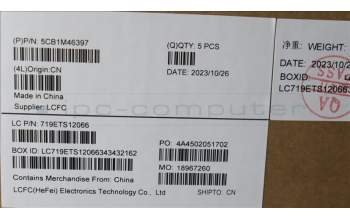 Lenovo 5CB1M46397 COVER Upper Case ASM_SPA L 83EQNFPAGN