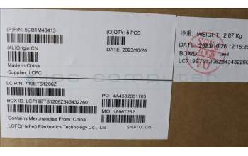 Lenovo 5CB1M46413 COVER Upper Case ASM_NORDIC L 83EQNFPAGN