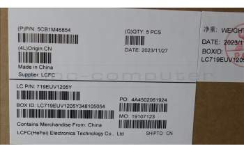 Lenovo 5CB1M46854 COVER Upper Case ASM_GER L 83EMAGFP BL