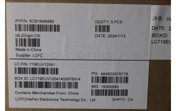 Lenovo 5CB1M46880 COVER Upper Case ASM_CZE/SLK L 83EMAG BL