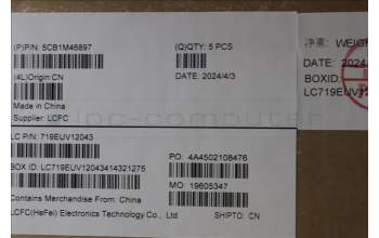 Lenovo 5CB1M46897 COVER Upper Case ASM_POR L 83EMAG BL