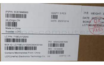 Lenovo 5CB1M46950 COVER Upper Case ASM_GER L 83EMFB BL