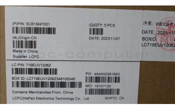 Lenovo 5CB1M47001 COVER Upper Case ASM_UKE L 83EMABFP BL