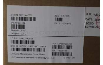 Lenovo 5CB1M47037 COVER Upper Case ASM_UKE L 83EMAGFP NBL