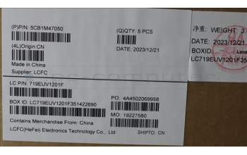 Lenovo 5CB1M47050 COVER Upper Case ASM_ARA L 83EMAGFP NBL