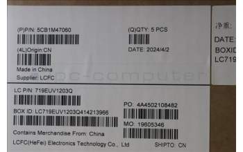 Lenovo 5CB1M47060 COVER UpperCaseASM_EURO ENGL83EMAGFPNBL