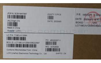 Lenovo 5CB1M47067 COVER Upper Case ASM_ENG L 83EMAG NBL