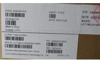 Lenovo 5CB1M47079 COVER Upper Case ASM_FRA L 83EMAG NBL